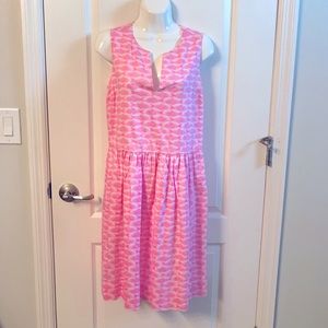 NWOT Vineyard Vines Pink Fish Print Sundress 6